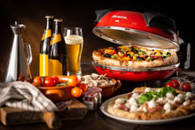Load image into Gallery viewer, Ariete Pizza Oven 918, Pizza 4 Minutes, 5 Cooking Levels, Refractory Plate for Heating, Wooden Blades Included, Maximum Temperature 400°C, 1200W, White