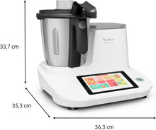 Load image into Gallery viewer, Moulinex Clickchef Compact Multi-Function Cooker, 3.6 L, 1400 W, 5 Programs, 32 Functions, Built-in Kitchen Scale, Steamer, Mixer HF456810 [Control Screen]