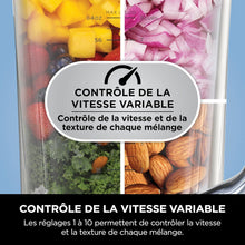 Load image into Gallery viewer, Ninja Detect Power Blender Processor Pro 3-en-1, mixeur 1200W, bol à mélanger, lame malaxeur, gobelet individuel, récipient, pétrir, mixer, hacher et mélanger, noir, TB401EU