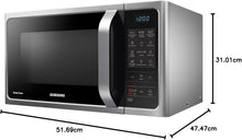 Load image into Gallery viewer, Samsung Four à micro-ondes combiné MC28H5013AS, 1400 W, 28 litres, argent