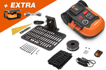 Load image into Gallery viewer, WORX LANDROID Vision WR206E.1, Robot Tondeuse sans Fil périphérique 600 m² Surf.Max 700 m², Installation en 30 Min, Caméra 4K + IA Adaptative, évite Tous Les Obstacles, Coupe des Bordures, Multizone