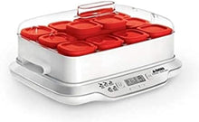 Load image into Gallery viewer, Seb Yogurt Maker 12 Jars, Glass Jars 140 ml, 5 Automatic Programs, BPA-Free, Compact, Homemade Yogurt &amp; XF101001 Delices Box Box 1 L Tray White Yogurt-Cheese with Drainer