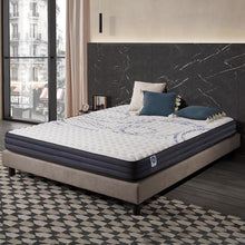 Load image into Gallery viewer, NATURALEX - Matelas PerfectSleep 180x200 - Épais 30 cm - Soutien Mousse à mémoire de Forme - Accueil Blue Latex - Confort Ferme - Respirant - 7 Zones - Réversible - Haute Densité - Fabriqué en Europe