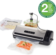 Load image into Gallery viewer, FoodSaver Machine Sous Vide avec compartiment de rangement pour rouleau et cutter, fonction marinade, inclus sacs de mise sous vide assortis et adaptateur intégré [FFS017X ]