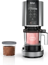 Load image into Gallery viewer, Ninja NC301 CREAMi Ice Cream Maker, for Gelato, Mix-ins, Milkshakes, Sorbet, Smoothie Bowls &amp; More, 7 One-Touch Programs, with (2) Pint Containers &amp; Lids, Compact Size, Perfect for Kids, Silver