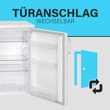 Load image into Gallery viewer, Bomann Réfrigérateur 133L blanc VS2195-1-blanc, Capacité nette : 133 litres, Éclairage intérieur à DEL, Contrôle de la température en continu, 3 clayettes en verre