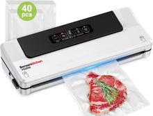Load image into Gallery viewer, Bonsenkitchen Food Vacuum Sealer - Vacuum Sealer for Vacuum Cooking and Preserving Fresh Food, Including Vacuum Bags 40