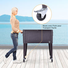 Load image into Gallery viewer, Glacire  Roues Verrouillables 76L Dessert de Glace avec Dcapsuleur et Rceptacle  Capsules en PP de haute alimentaire Garder au Frais 72h 83 x 48 x 87 CM -