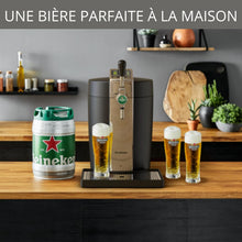 Load image into Gallery viewer, Krups Beertender Draft Beer Machine, 5 L Kegs, Heineken Group Brands, Indicator Light, Perfect Temperature and Foam, Cold Beer, Easy Installation, Compact VB452E10