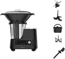 Load image into Gallery viewer, Moulinex Clickchef Compact Multi-Function Cooker, 3.6 L, 1400 W, 5 Programs, 32 Functions, Built-in Kitchen Scale, Steamer, Mixer HF456810 [Control Screen]