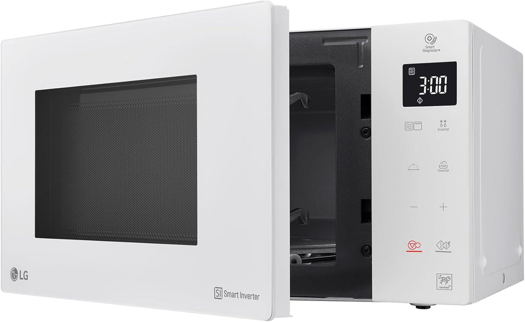 LG - Micro-ondes Grill Smart Inverter blanc
