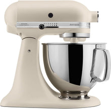 Load image into Gallery viewer, KitchenAid Robot Pâtissier I Artisan I Robot cuisine multifonctions à tête inclinable I Avec 4 accessoires I Bol de 4,8L | Crème