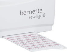 Load image into Gallery viewer, Bernette Sew&amp;GO8 Machine à coudre ordinateur avec 197 programmes de couture, bras libre, écran multifonction, couture, patchwork, matelassage, White