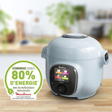 Load image into Gallery viewer, Moulinex, Cookeo Multicuiseur intelligent 6L, 150 recettes intégrées, Cuisson sans surveillance, Ecran intuitif, Guide de cuisson, Application MyMoulinex, 1600W, Blanc, 15 ans réparabilité