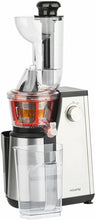 Load image into Gallery viewer, Extracteur de Jus de Fruits et Légumes vertical GSX24 H.Koenig Centrifugeuse Vitamin + sans BPA - 82 mm Large Bouche - 3 tamis pour jus fin ou épais et sorbet - Pression douce - 50 tours 400 W