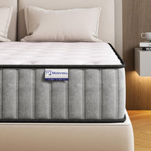 Load image into Gallery viewer, Matoresu Matelas 140x200 Hauteur 25cm, Matelas Hybride à Ressorts Ensachés Indépendant en Mousse à Mémoire de Forme, Tissu Doux pour La Peau&amp;Soutien Confortable, Matelas 2 Personnes Moyenne Ferme
