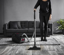 Load image into Gallery viewer, Rowenta Green Force Max Silence Vacuum Cleaner with Bag, 900 W Max, High Filtration, Quiet, Eco-Responsible, Made in France, Black/Aluminium RO6136EA