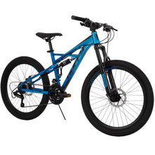 Load image into Gallery viewer, Vélo de montagne garçons 24 pouces, bleu, oxyde d'huffy