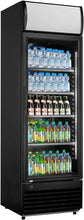 Load image into Gallery viewer, METRO Professional Réfrigérateur à Boissons GSC2360B, Acier/Verre, 62 x 63.6 x 175.3 cm, 347 L, avec Serrure, Noir