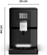 Load image into Gallery viewer, Krups Machine à café broyeur à grain, Ecran tactile couleur, 11 recettes préenregistrées, Indicateurs lumineux intuitif, accès bacs en frontal, Nettoyage facile, Intuition Préférence EA873810