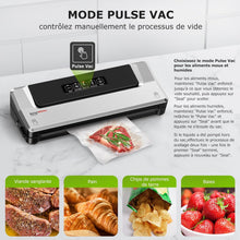 Load image into Gallery viewer, Bonsenkitchen Machine Sous Vide Alimentaire - Appareil de Mise Sous Vide pour La Cuisson Sous Vide et La Conservation des Aliments Frais, Y 40 Compris Les Sacs Sous Vide