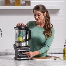 Load image into Gallery viewer, Ninja Foodi Mixeur &amp; Soupe, 10 Programmes Auto-iQ, Verre 1.7L, Mixeur Chaud et Froid, Elément Chauffant Intégré, Programme de Nettoyage et Brosse, 1000W, Noir HB150EU