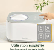 Load image into Gallery viewer, Cuisinart Sorbetière - Fait de la crème glacée, du gelato, du sorbet et du yogourt glacé en 40 minutes - Desserts maison - Facile à utiliser - Acier inoxydable - ICE100BCU