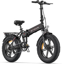 Load image into Gallery viewer, ENGWE EP-2 Pro Vélo électrique Pliable 20 × 4.0 Fat Bike Electrique 7 Vitesses avec Batterie Amovible 48V 13Ah Autonomie 120km Tout-Terrain &amp; VTT &amp; Plage &amp; Neige