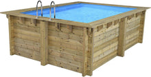 Load image into Gallery viewer, Habitat et Jardin Piscine Bois Rectangle Caimans - 4.10 x 3.00 x 1.24 m