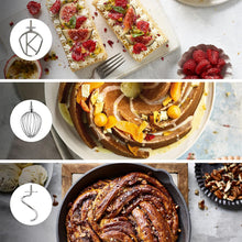 Load image into Gallery viewer, Kenwood Titanium Chef Baker KVC65.001WH, Pastry Robot with Integrated Scales, Including 3-Piece Pastry Set, Spatula &amp; Splash Protection, 1200 W, White