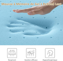 Load image into Gallery viewer, BedStory [Nouvelle Technologie] Surmatelas 160 x 200 à Mémoire de Forme de 7.5CM, Surmatelas de Haute Densité avec Gel Plus Respirant, Housse Amoivible et Lavable