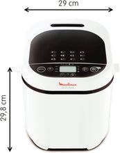 Load image into Gallery viewer, Moulinex OW220830 Bread Maker with 17 Programmes Plastic Black/Purple 31 x 29 x 29 cm