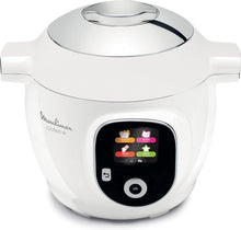 Load image into Gallery viewer, Moulinex, Cookeo Multicuiseur intelligent 6L, 150 recettes intégrées, Cuisson sans surveillance, Ecran intuitif, Guide de cuisson, Application MyMoulinex, 1600W, Blanc, 15 ans réparabilité