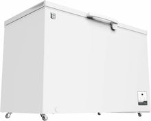Load image into Gallery viewer, METRO Professional Congélateur bahut GHF2700S, acier, 188 x 73.5 x 94.5 cm, 700 L, 125 W, 3 paniers, éclairage LED, avec serrure, blanc/gris