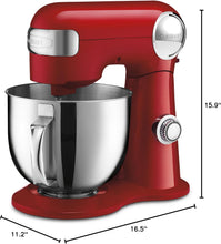 Load image into Gallery viewer, Cuisinart SMD-50BC Precision Pro Mélangeur numérique sur pied de 5,5 litres, métal, doublure argentée