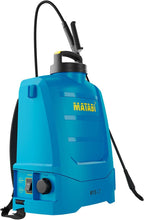 Load image into Gallery viewer, Pulvérisateur Électrique Matabi e15 LT - Batterie Amovible Li-ION - Jusqu'à 150L d'Autonomie - Design Compact et Léger - Sangles Rembourrées - Réservoir Ergonomique - Buses Incluses - Fabriqué en EU