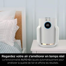 Load image into Gallery viewer, Shark NeverChange jusqu'à 5 ans Purificateur d'air MAX intérieur, Couvre 130m², Filtre HEPA 5 ans, Capture 99,97% allergènes, Mode automatique, Silencieux, LED, Blanc HP300EU