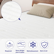Load image into Gallery viewer, MOLPHIT Oeko-TEX Certified Mattress 90 x 190 cm, Thickness 25 cm, Independent Pocket Sprung Mattress, Adult and Children's Bed Mattress, Single Mattress, Perfect Support, Durable and Quiet