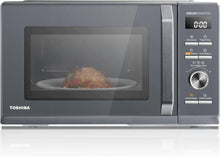 Load image into Gallery viewer, Toshiba Micro-ondes 20L MW2-MM20P(BK), Micro-ondes sur Pied, 800W, 5 Niveaux de Puissance, avec Décongélation Facile, éclairage LED à l'intérieur, Noir