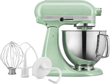 Load image into Gallery viewer, KitchenAid Robot Pâtissier I Artisan I Robot cuisine multifonctions à tête inclinable I Avec 4 accessoires I Bol de 4,8L | Crème