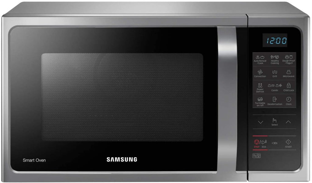 Samsung Four à micro-ondes combiné MC28H5013AS, 1400 W, 28 litres, argent