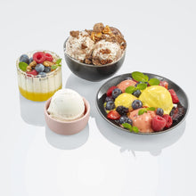 Load image into Gallery viewer, SEVERIN 2-in-1 Ice Cream Maker Compact 135 W, Electric Ice Cream Maker and Yogurt Maker with 1.2 L Capacity, Ice Maker with Recipe Book, Black, EZ 7407