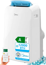 Load image into Gallery viewer, MIDEA Climatiseur PortaSplit Mobile Silencieux 4-in-1| 12000 BTU | Chauffage et Climatisation Portable Prêt à Poser 3,5kW- Clim Mobile avec rafraîchisseur, déshumidificateur, chauffage,ventilateur