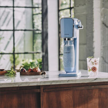 Load image into Gallery viewer, SodaStream ART Sparkling Water and Soda Machine | Pack of 1 Bottle 1 L + 1 Bottle 0.5 L Dishwasher Safe + 1 60L Gas Refill Clip On | Black [Amazon Exclusive]
