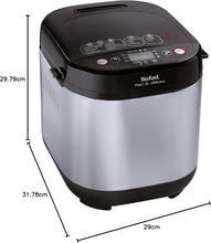 Load image into Gallery viewer, Tefal PF240E38 Bread Maker, Black/Stainless Steel