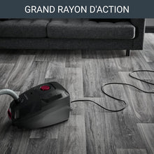 Load image into Gallery viewer, Rowenta Green Force Max Silence Vacuum Cleaner with Bag, 900 W Max, High Filtration, Quiet, Eco-Responsible, Made in France, Black/Aluminium RO6136EA