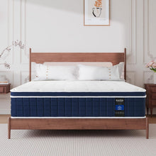 Load image into Gallery viewer, Inofia Ace Hybrid Firm Mattress 140 x 200 cm H4 Firm Mattress with Breathable Memory Foam and Independent Bagged Springs, 7 Ergonomic Zones, Extra Comfort for Adults and Children