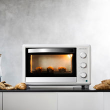 Load image into Gallery viewer, Cecotec Bake&amp;Toast 4600 Black Gyro Countertop Oven, 46 L, 2000 W, 12 Combinable Heating Functions, Includes Rotating Spindle, Crumb Catcher Tray.