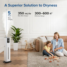 Load image into Gallery viewer, LEVOIT OasisMist 1000S (10L) Smart Humidifier for Home Large Room Bedroom, Last 100 Hours Suitable for Indoor Plant, Cover up to 600ft², Easy Top Fill, Remoter &amp; Voice Control, Auto Mode, Quiet, White