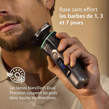 Load image into Gallery viewer, Philips Rasoir i9000 Prestige Ultra, Rasoir électrique 100% étanche, Technologie Skin IQ Pro, Système Triple Lift &amp; Cut, Lames de précision NanoTech rotatives 360°, 5 modes de rasage, XP9401/38